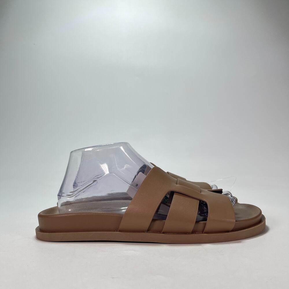 32 Degrees Cool Tan H-Band Soft Cushioned Footbed Slide Sandals Women's Size 9